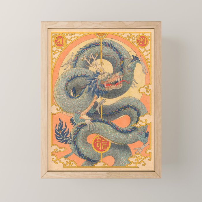 Year of the Dragon 2024 Mini Art Print Gallery Image 1
