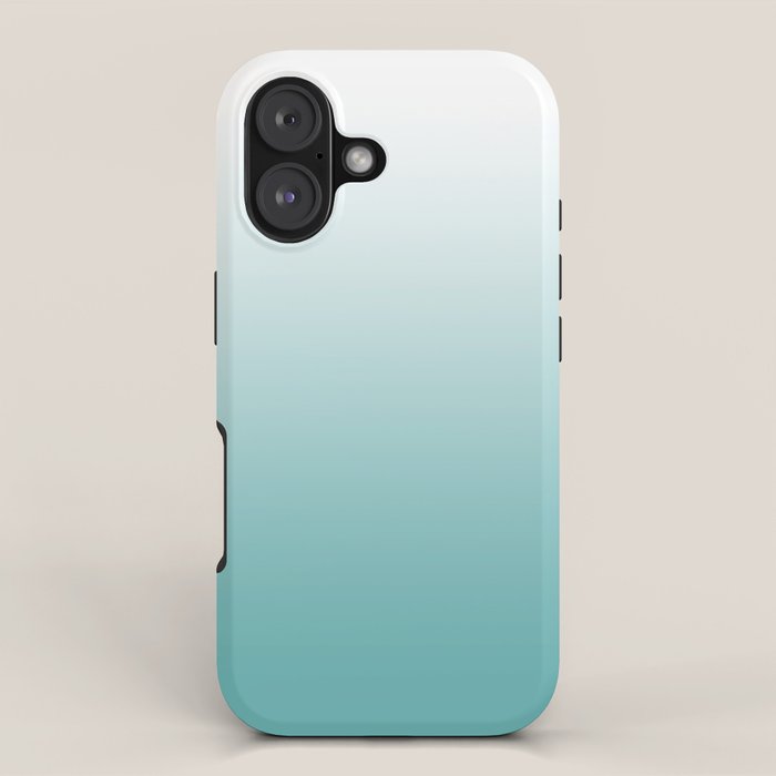Light Teal Gradient iPhone Case Gallery Image 1