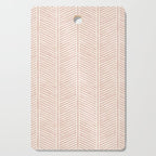 Organic Chevron in Rose Cutting Board Gallery Image 1