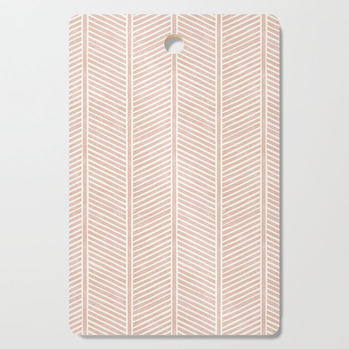 Organic Chevron in Rose Cutting Board Gallery Image 1