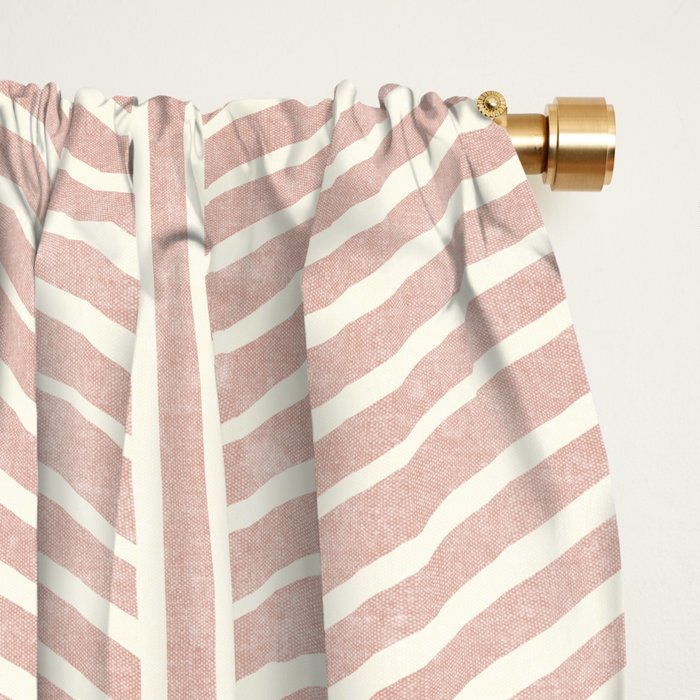 Organic Chevron in Rose Window Curtain Gallery Image 2