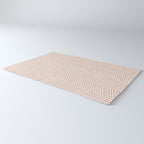 Organic Chevron in Rose Rug Gallery Image 3