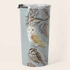 Owls Illustrated Chart Travel Mug Gallery Image 3