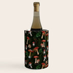 Vintage Dark Night Mushroom Forest Wine Chiller Gallery Image 2