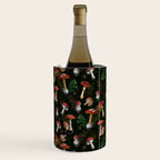 Vintage Dark Night Mushroom Forest Wine Chiller Gallery Image 1