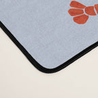 Classic Red Lobsters Pattern On Light Blue Desk Mat Gallery Image 4