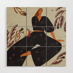 a girl in armor  Wood Wall Art Gallery Image 1