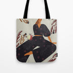 a girl in armor  Tote Bag Gallery Image 1
