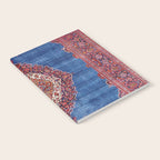 Silk Kashan Central Persian Rug Print Notebook Gallery Image 2