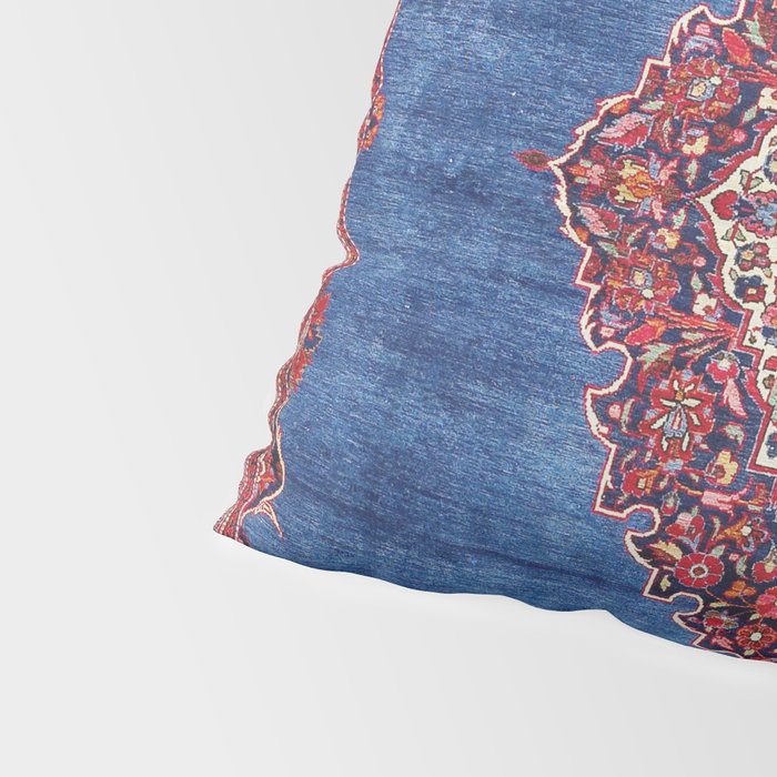 Silk Kashan Central Persian Rug Print Pillow Sham Gallery Image 4