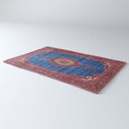Silk Kashan Central Persian Rug Print Rug Gallery Image 3
