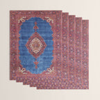 Silk Kashan Central Persian Rug Print Wrapping Paper Gallery Image 3