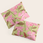 Pink Floral Pattern Pillow Sham Gallery Image 3
