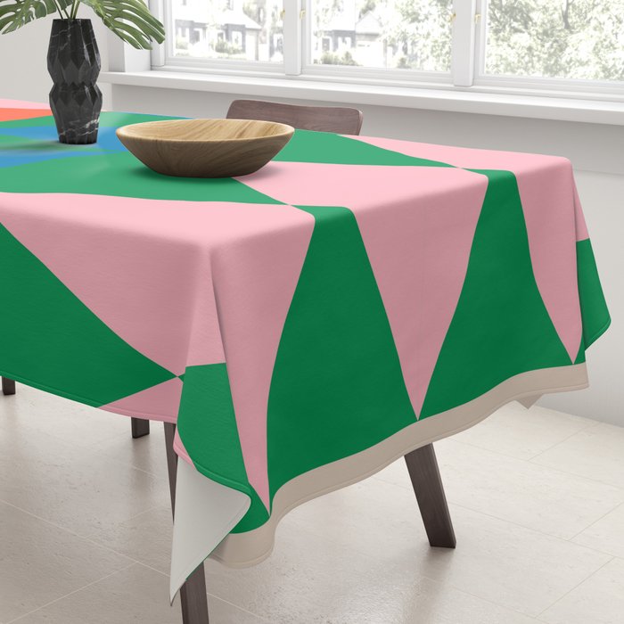 Geometric Shapes 220 Tablecloth Gallery Image 3
