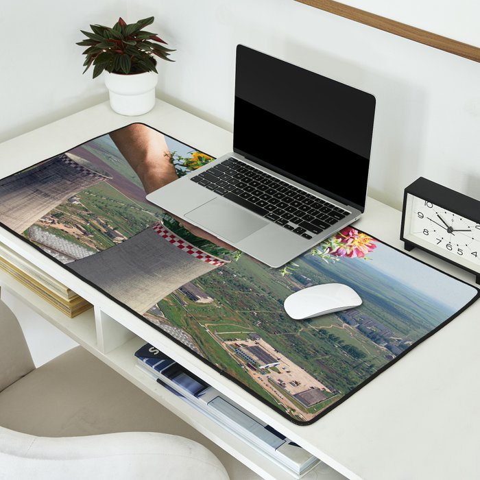 Flower Plant Desk Mat Gallery Image 2
