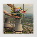 Flower Plant Wood Wall Art Gallery Image 1