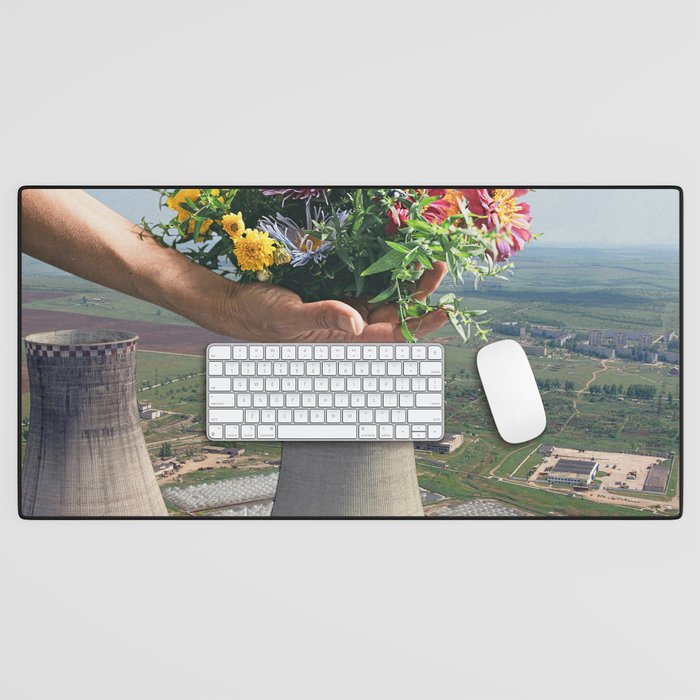 Flower Plant Desk Mat Gallery Image 1