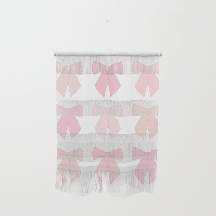 Pink Bows Preppy Coquette Wall Hanging Gallery Image 1