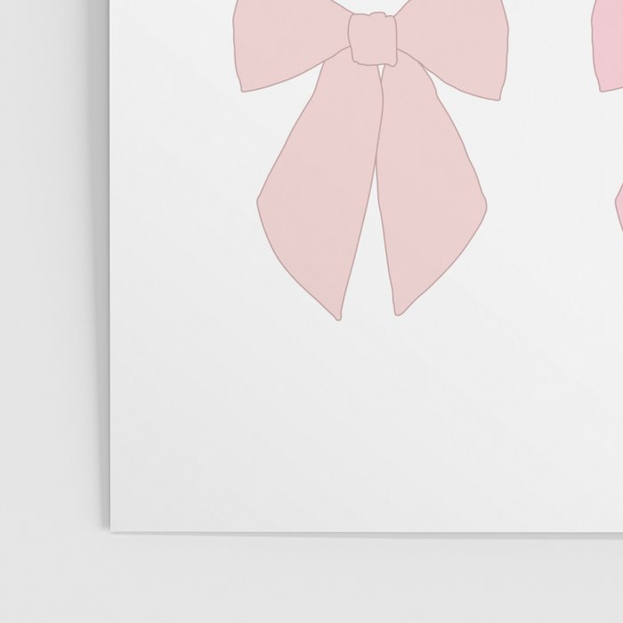 Pink Bows Preppy Coquette Poster Gallery Image 3