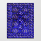 Oriental Opulence: Royal Blue Velvet Moroccan Majesty Notebook Gallery Image 4