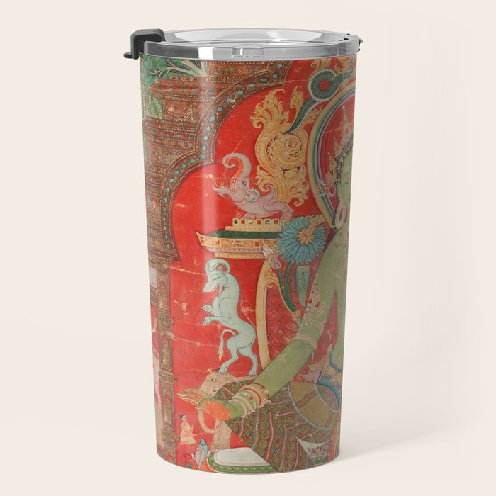 Green Tara 13th Century Tibetan Art Travel Mug Gallery Image 3