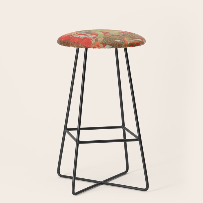 Green Tara 13th Century Tibetan Art Stool Gallery Image 1