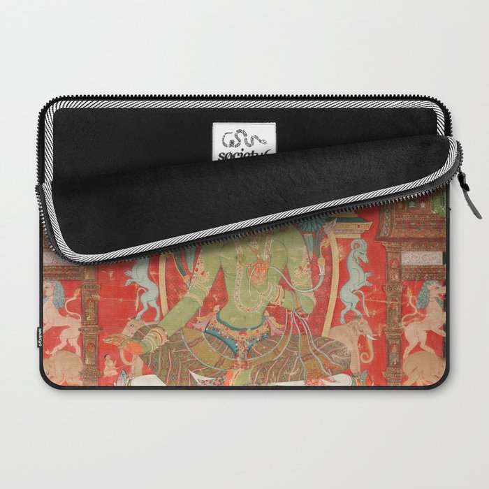 Green Tara 13th Century Tibetan Art Laptop Sleeve Gallery Image 2