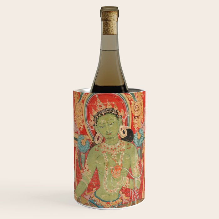 Green Tara 13th Century Tibetan Art Wine Chiller Gallery Image 1
