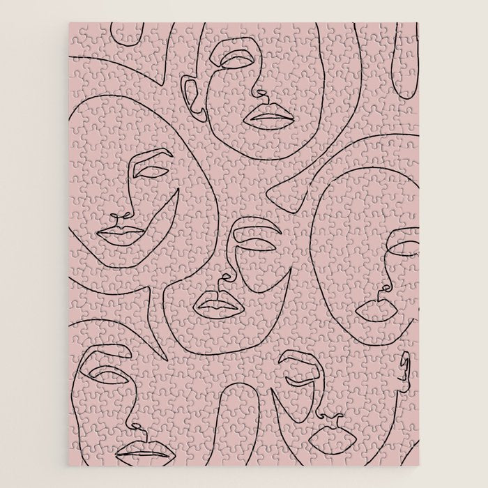 Blush Faces Jigsaw Puzzle Gallery Image 1