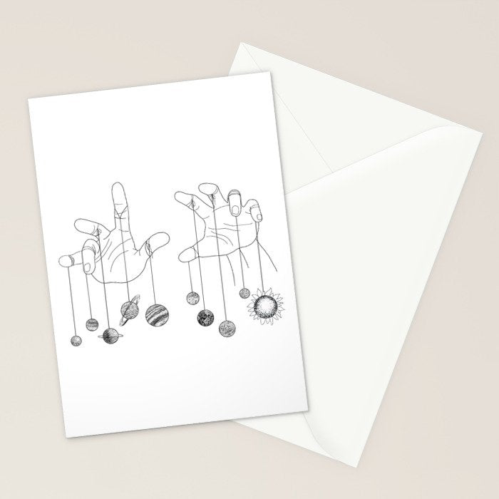 Solar System II Stationery Card Gallery Image 2