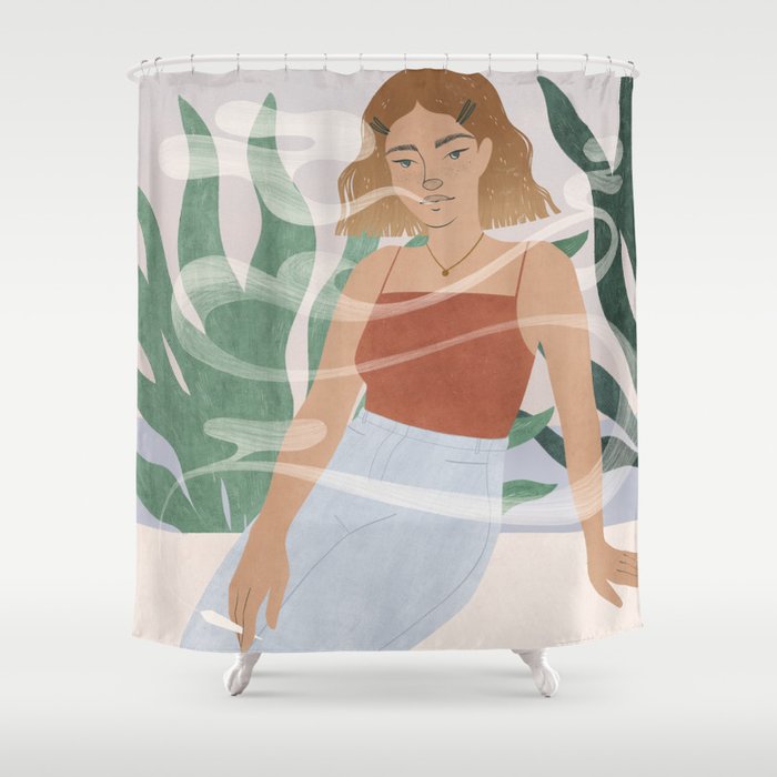 cali summer Shower Curtain Gallery Image 1
