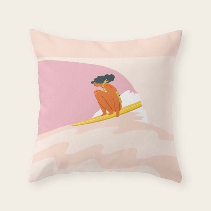 Down the hill Throw Pillow Gallery Image 6