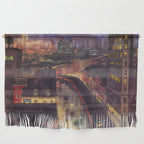 'The City from Greenwich Village' New York City subway cityscape by John French Sloan Wall Hanging Gallery Image 1