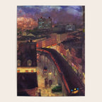 'The City from Greenwich Village' New York City subway cityscape by John French Sloan Poster Gallery Image 4