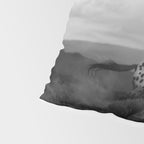 Black and White Cowboy Being Bucked Off Pillow Sham Gallery Image 4
