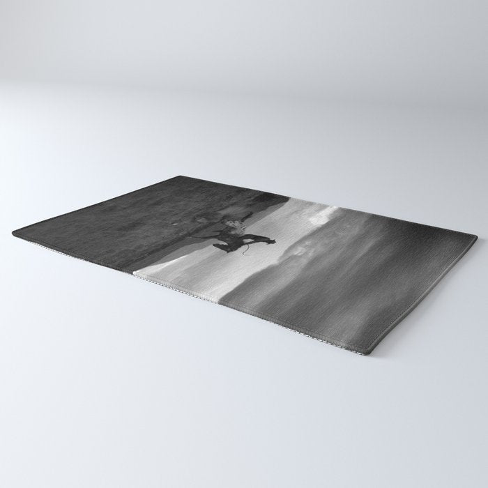 Black and White Cowboy Being Bucked Off Rug Gallery Image 3