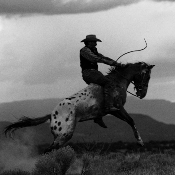 Black and White Cowboy Being Bucked Off Coffee Mug Gallery Image 2