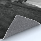 Black and White Cowboy Being Bucked Off Rug Gallery Image 4