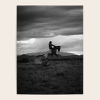 Black and White Cowboy Being Bucked Off Poster Gallery Image 4