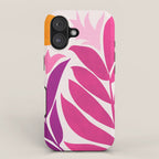 Solstice Sunset With Tropical Flowers iPhone Case Gallery Image 1
