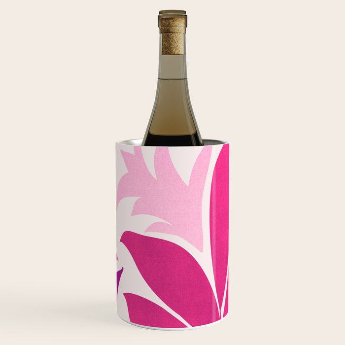 Solstice Sunset With Tropical Flowers Wine Chiller Gallery Image 1