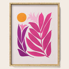 Solstice Sunset With Tropical Flowers Serving Tray Gallery Image 1