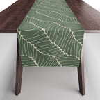 Organic Nature Green Table Runner Gallery Image 1