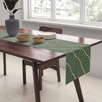 Organic Nature Green Table Runner Gallery Image 2