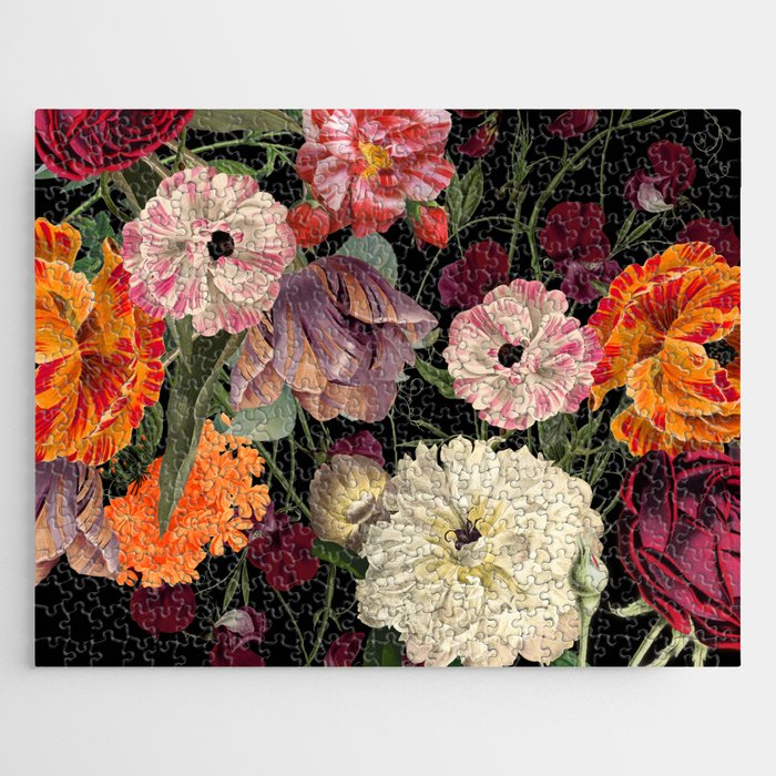 Evening Floral Harvest Vintage Art Prints Jigsaw Puzzle Gallery Image 1