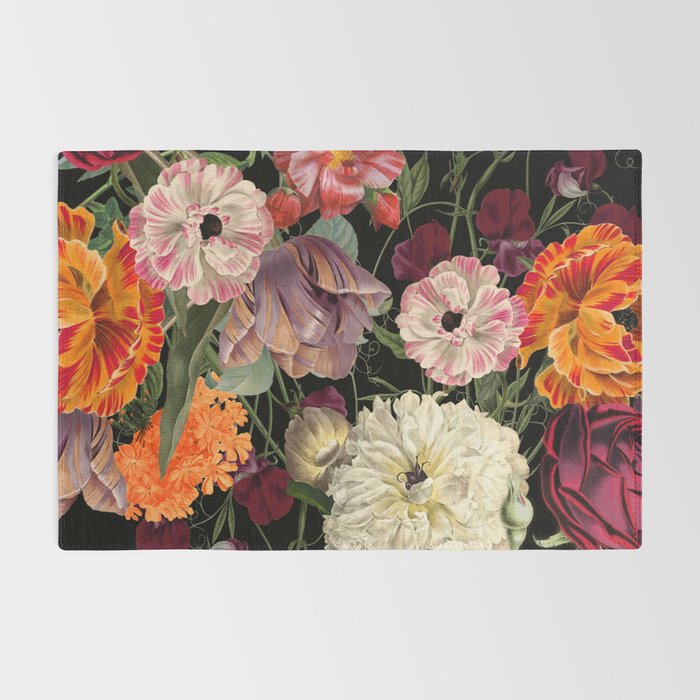 Evening Floral Harvest Vintage Art Prints Rug Gallery Image 2