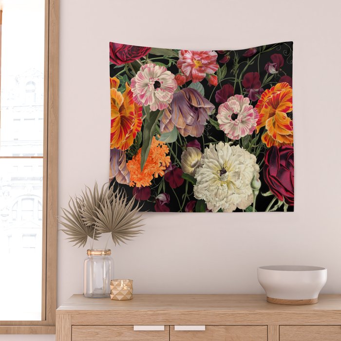 Evening Floral Harvest Vintage Art Prints Wall Tapestry Gallery Image 2