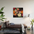 Evening Floral Harvest Vintage Art Prints Wood Wall Art Gallery Image 2