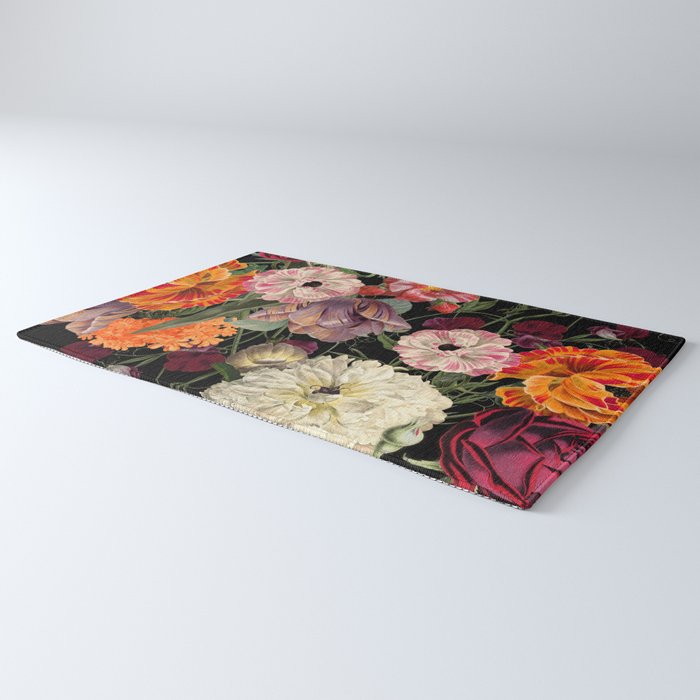 Evening Floral Harvest Vintage Art Prints Rug Gallery Image 3