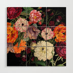 Evening Floral Harvest Vintage Art Prints Wood Wall Art Gallery Image 1
